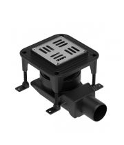 Душевой трап Waterway Spot X 10х10, корпус серый (WSX100001G2)