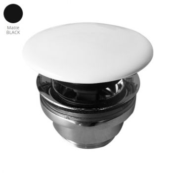 Донный клапан Simas Wave PLCE black matt