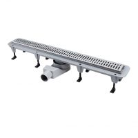 Душовий канал Waterway Stream 850 мм сірий з решіткою LINE new (WSB900001G14)