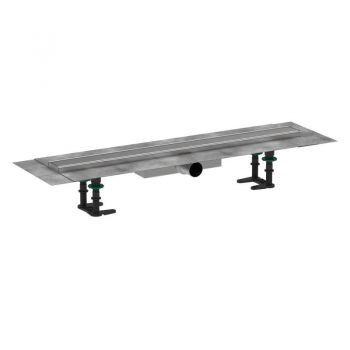 Душовий канал Hansgrohe RainDrain Compact Flat 60см, Brushed Stainless Steel (56162800)