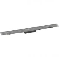 Верхняя часть Hansgrohe RainDrain Rock под плитку для душевого трапа 700 мм, Brushed Stainless Steel (56030000)