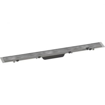 Верхня частина Hansgrohe RainDrain Rock під плитку для душового трапу 700 мм, Brushed Stainless Steel (56030000)