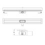 Душевой канал Aco ShowerDrain C 9010.88.01 (685 мм.)