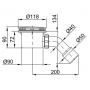 Сифон для душевого поддона Styron STY-401-B