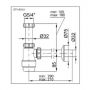 Сифон для раковини Styron STY-533-2