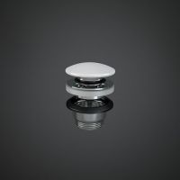 Донний клапан Rak Ceramics Feeling DUO000AWHA Clic-Clac білий глянецьь