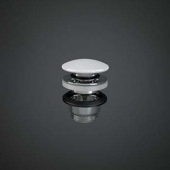 Донний клапан Rak Ceramics Feeling DUO000AWHA Clic-Clac білий глянецьь