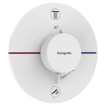 Термостат прихованого монтажу Hansgrohe ShowerSelect Comfort S на 1 функцію, Matt White (15553700)