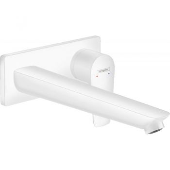 Смеситель настенный для умывальника Hansgrohe Talis E 225 мм, белый матовый (71734700)
