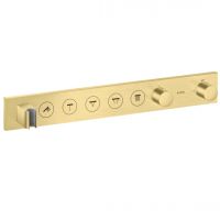 Термостат AXOR Select на 5 споживачів прихованого монтажу, Brushed Brass (18358950)