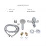 Набор смесителей Latwa 001 + Latwa 006 Chrome