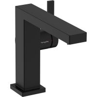 Змішувач для умивальника Hansgrohe Tecturis E 110 Fine CoolStart без донного клапана, Matt Black (73021670)