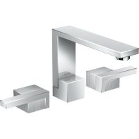 Смеситель для умывальника AXOR Edge 130 Push-Open, с алмазной огранкой, хром (46051000)