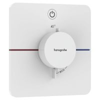 Термостат прихованого монтажу Hansgrohe ShowerSelect Comfort Q на 1 функцію, Matt White (15581700)