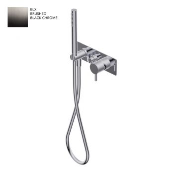 Смеситель для ванны/душа Ritmonio Diametro35 S, встроенный, однорычажный, Brushed Black Chrome (PR52GG102BLX)
