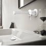Змішувач для умивальника настінний Hansgrohe Finoris, білий матовий (76051700)