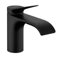 Змішувач для умивальника Hansgrohe Vivenis 80 з донним клапаном pop-up, чорний (75010670)
