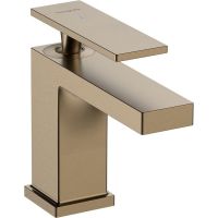 Змішувач для умивальника Hansgrohe Tecturis E 80 CoolStart без донного клапана, Brushed Bronze (73001140)