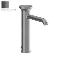 Змішувач для умивальника Gessi Origini середній, з донним клапаном, Black Metal Bruched PVD (66005707)