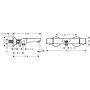 Hansgrohe Ecostat 13123000 Смеситель для ванны Universal