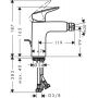 Hansgrohe Logis 71200000 Змішувач для біде