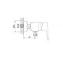 Newarc Loft 921041 Смеситель для душа