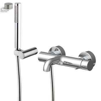 Смеситель для ванны Fima Spillo Up F3034NSN Brushed nicke