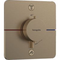 Термостат прихованого монтажу на 2 споживачі Hansgrohe ShowerSelect Comfort Q для душу, Brushed Bronze (15583140)