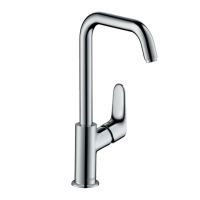 Змішувач для умивальника Hansgrohe Focus E 240 з донним клапаном, хром (31609000)