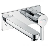 Змішувач для умивальника Hansgrohe Metris S прихований монтаж, вилив 225 мм, хром (31163000)