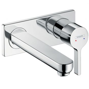 Змішувач для умивальника Hansgrohe Metris S прихований монтаж, вилив 225 мм, хром (31163000)