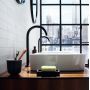 Смеситель для умывальника AXOR Select 260 с донным клапаном push-open, черный матовый (48030670)
