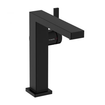 Змішувач Hansgrohe Tecturis E 150 Fine CoolStart для умивальника без донного клапана, Matt Black (73041670)
