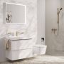 Змішувач для умивальника Hansgrohe Tecturis E 110 CoolStart без донного клапана, Brushed Bronze (73012140)