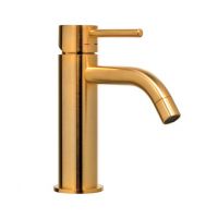 Змішувач для умивальника Paffoni Light без донного клапана, Brushed Honey Gold (LIG071HGSP)