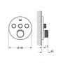 Наружная часть термостата Grohe Grohtherm Smartcontrol 29508KF0