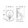 Смеситель для ванны Grohe 24049003 Eurostyle