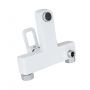 Смеситель для ванны Lidz Wawel 006 (c душевым гарнитуром) (k35) LDWAW006WHI45398 White
