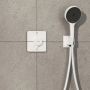 Термостат прихованого монтажу на 2 споживачі Hansgrohe ShowerSelect Comfort Q, білий матовий (15583700)
