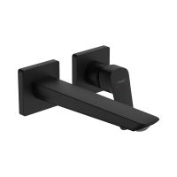 Змішувач для умивальника Hansgrohe Logis Fine 205 зі стіни прихованого монтажу, Matt Black (71256670)