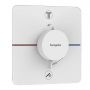 Термостат прихованого монтажу на 2 споживачі Hansgrohe ShowerSelect Comfort Q, білий матовий (15583700)