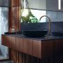 Смеситель для умывальника AXOR ONE Select 260 на 2 отверстия с донным клапаном push-open, хром (48060000)