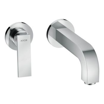 Смеситель для умывальника настенный AXOR Citterio 220 Lever, хром (39121000)