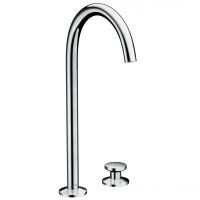 Змішувач для умивальника AXOR ONE Select 260 на 2 отвори з донним клапаном push-open, хром (48060000)