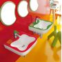 Смеситель для умывальника Laufen Flora Kids, хром/красный (H3116510241111)