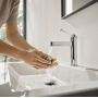 Змішувач для умивальника Hansgrohe Finoris 100 з донним клапаном push-open, хром (76010000)