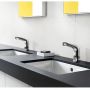 Смеситель электронный для умывальника Hansgrohe Focus питание от сети 230V, без регулировки температуры, хром (31174000)