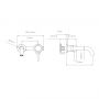 Смеситель для раковины Qtap Scorpio скрытого монтажа QTSCOR3050105B Black Matt