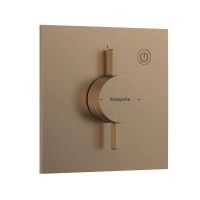 Змішувач Hansgrohe прихованого монтажу DuoTurn E на 1 функцію, Brushed Bronze (75617140)