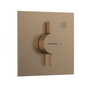 Змішувач Hansgrohe прихованого монтажу DuoTurn E на 1 функцію, Brushed Bronze (75617140)